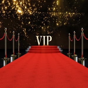 Toile de fond VIP avec tapis rouge 3x2 mètres